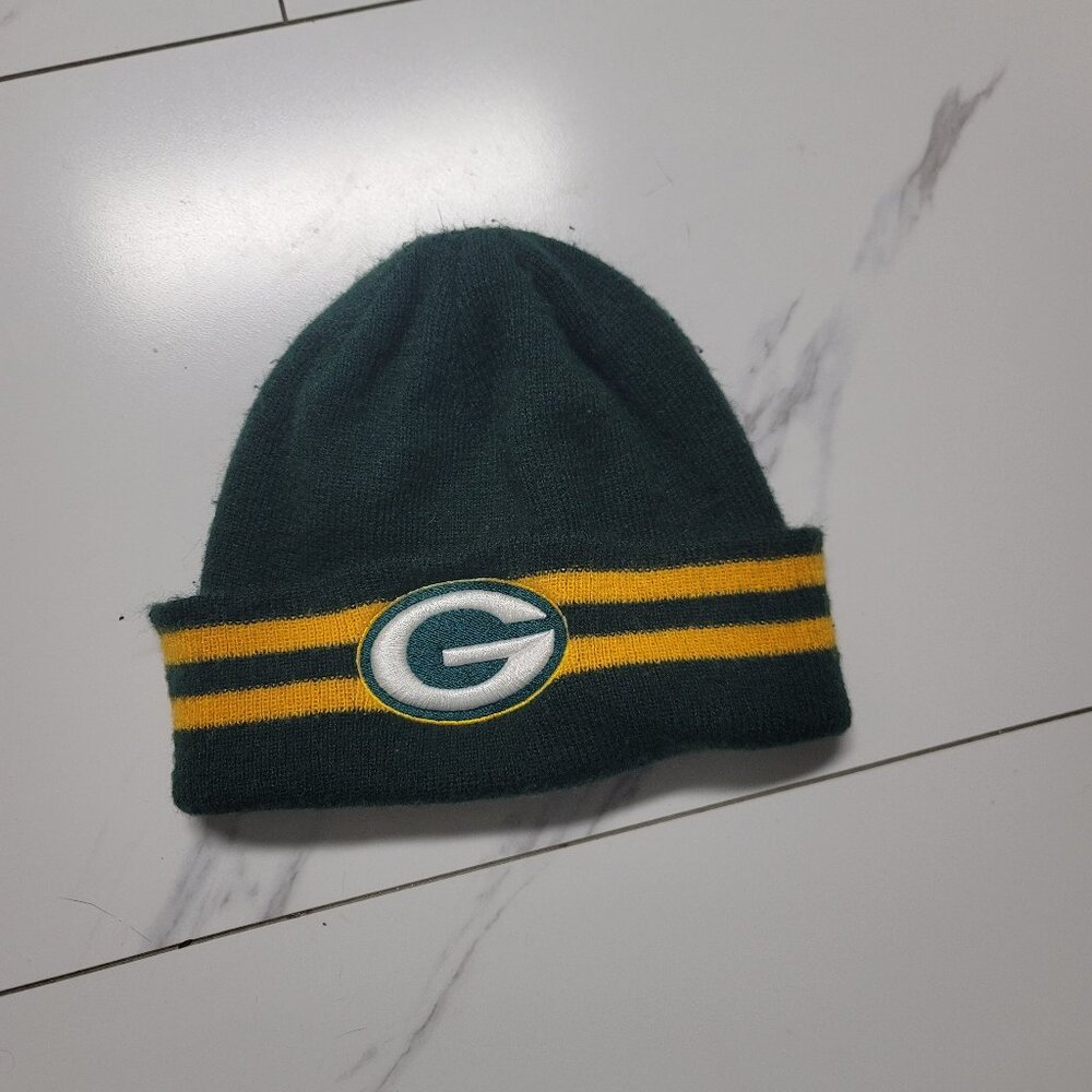 Kids Green Bay Packers beanie hat - no size tag